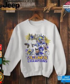 Official Los Angeles Rams Champions NFL Football Super Bowl 2024 Awesome Graphic t shirt