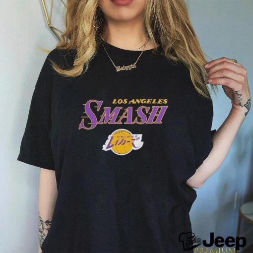 Official Los angeles Lakers NBA x my hero academia all might smash shirt