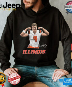 Official Luke Altmyer Illinois Fighting Illini Flex Signature t shirt