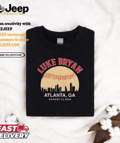 Official Luke bryan atlanta ga august 17 2024 concert T shirt