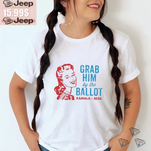 Official MAGA Grab Him By The Ballot Kamala 2024 Tee Shirt