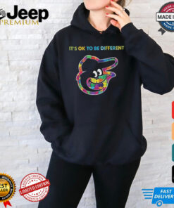 Official MLB Baltimore Orioles It’s Ok To Be Different Autism 2024 Shirt