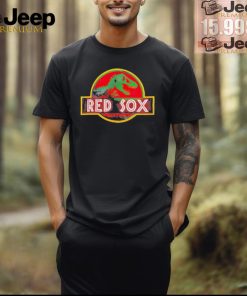 Official MLB Boston Red Sox Jurassic At The Park T Shirt