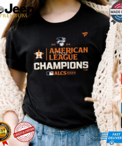 Official MLB Houston Astros 2024 ALCS American League Champions Locker Room t shirt