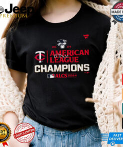 Official MLB Minnesota Twins 2024 ALCS American League Champions Locker Room t shirt