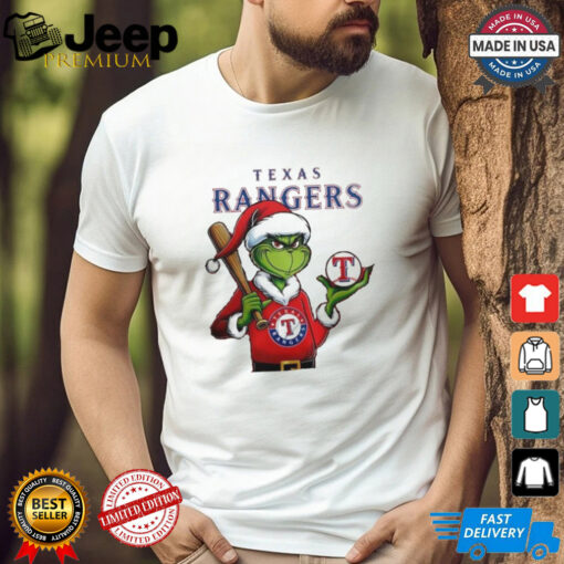 Official MLB Texas Rangers The Grinch Grinchmas Christmas 2024 Shirt