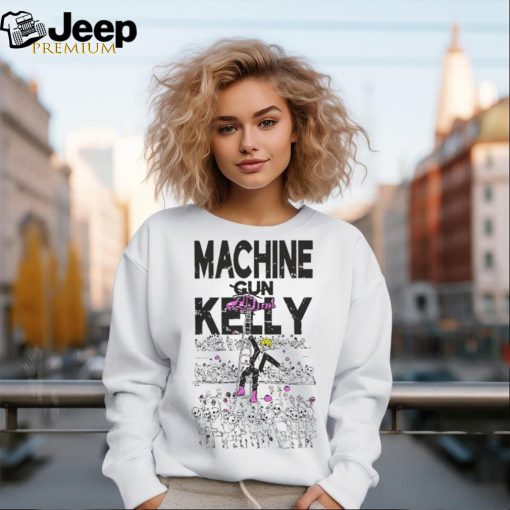 Official Machine Gun Kelly Mgk Merch Skull Pink Era Tee Shirt