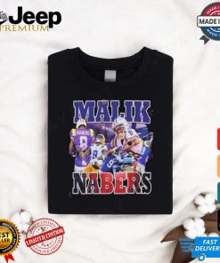 Official Malik Nabers New York Giants Vintage Style T Shirt