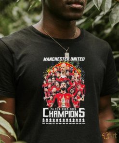Official Manchester United FA Cup 2023 2024 Champions Fan shirt