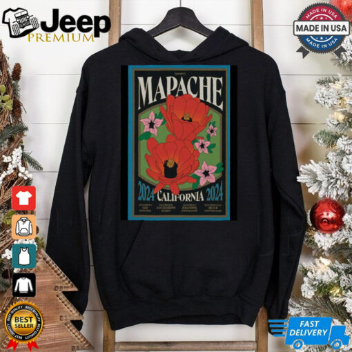 Official Mapache California December Shows 2024 Poster Shirt