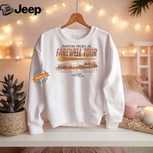 Official Martin Truex Jr Hendrick Motorsports Team Collection White Farewell Tour T Shirt