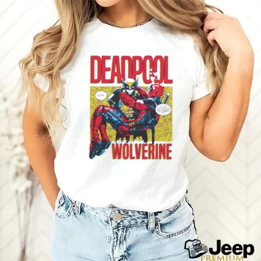 Official Marvel Bestie Couple Deadpool and Wolverine Movie 2024 Shirt