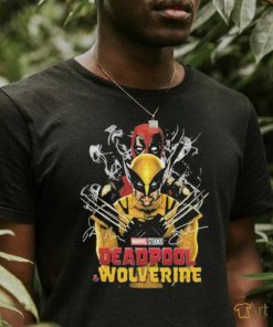 Official Marvel Studio Deadpool Wolverine Ryan Reynolds Hugh Jackman Shirt