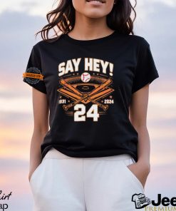 Official Mays Willie Say Hey 24 San Francisco Baseball shirt