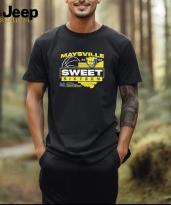 Official Maysville Basketball 23 24 Sweet Sixteen Division II Back To Back District Champions T Shirt