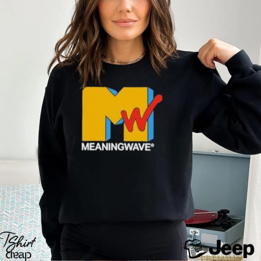 Official Meaningwave Tv Black Shirt