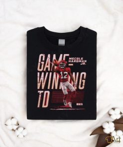 Official Mecole Hardman Jr. Kansas City Game Winning signature shirt