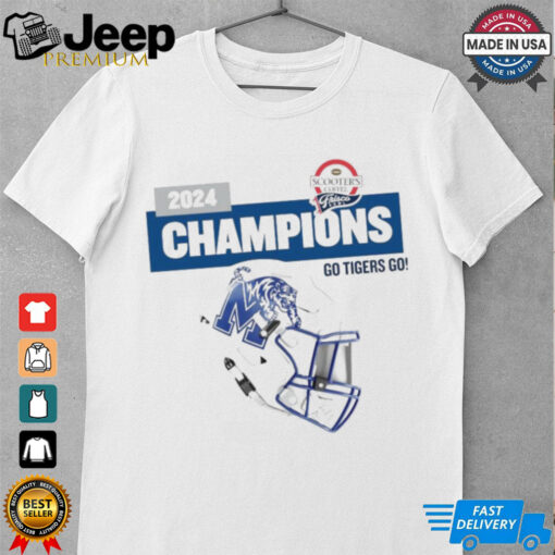 Official Memphis Tiger Football Are 2024 Scooter’s Coffee Frisco Bowl Bowl Champions Go Tiger Go Shirt