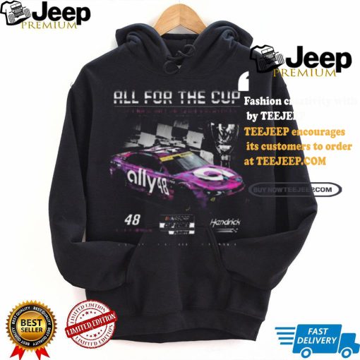 Official Men’s Alex Bowman Hendrick Motorsports Team Collection Black 2024 NASCAR Cup Series Playoffs Ally T Shirt