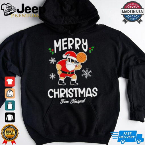 Official Merry Christmas Nnsquad Santa T shirt