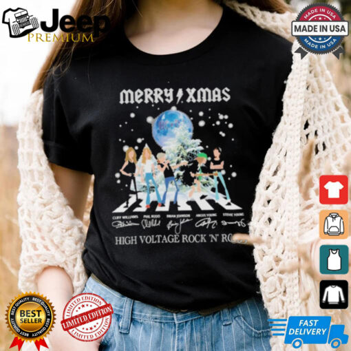 Official Merry Xmas AC DC High Voltage Rock ‘N’ Roll T Shirt