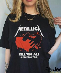 Official Metallica Kill ‘Em All Summer 83’ Tour Shirt