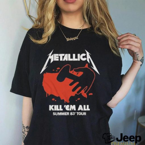 Official Metallica Kill ‘Em All Summer 83’ Tour Shirt
