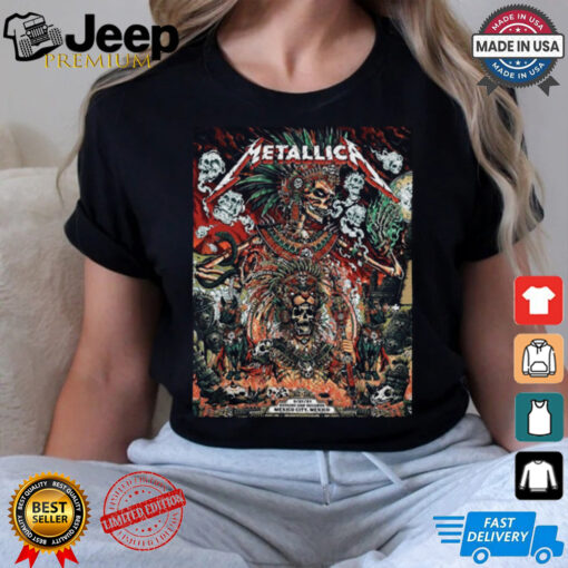 Official Metallica September 27, 2024 Mexico City, Mexico Event Shirt