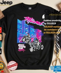 Official MiamI vice ghost black T shirt