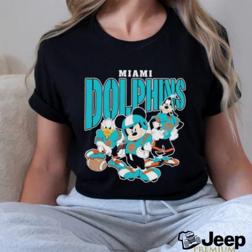 Official Miami Dolphins Mickey Donald Duck And Goofy Football Team 2024 T shirt