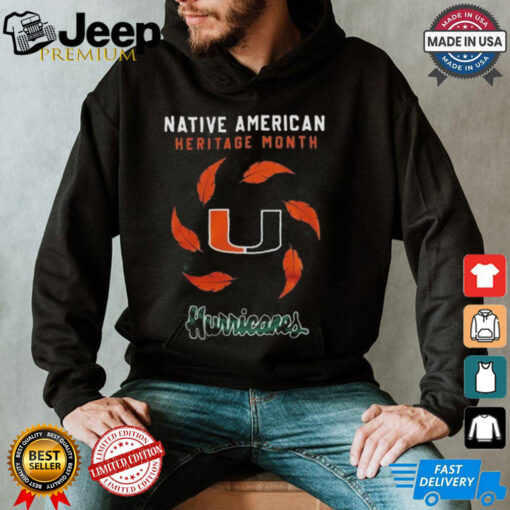 Official Miami Hurricanes Native American Heritage Month 2024 Shirt