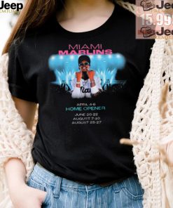 Official Miami Marlins April 4 6 Home Opener June 20 22 August 7 10 August 25 27 shirt