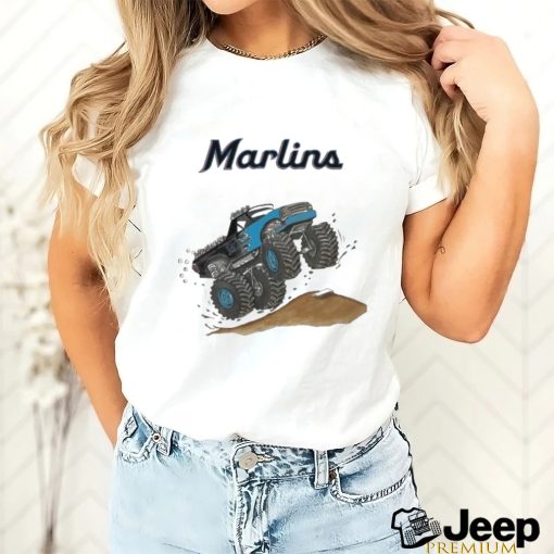 Official Miami Marlins Monster Truck MLB Shirt