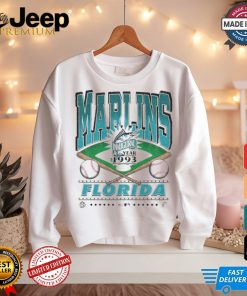 Official Miami Marlins White Straight Shot 47 Franklin Fashion Shirt