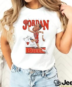 Official Michael Jordan Chicago Bulls Signature T shirt