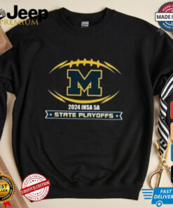 Official Michigan Wolverines 2024 IHSA 5A State Playoffs Marion Wildcat Football t shirt