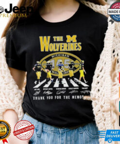 Official Michigan Wolverines Thank You For The Memories Of 145 Years The Wolverines T Shirt