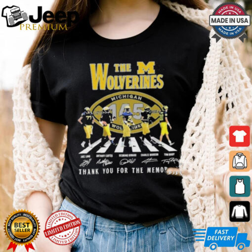 Official Michigan Wolverines Thank You For The Memories Of 145 Years The Wolverines T Shirt