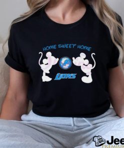 Official Mickey Mouse And Minnie Mouse Home Sweet Home Detroit Lions shirt