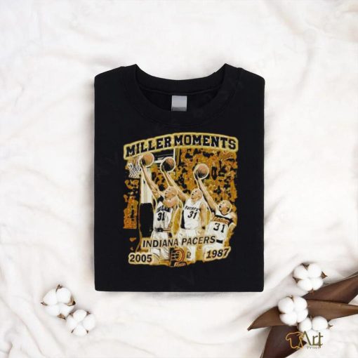 Official Miller Moments Indiana Pacers 2005 1987 Shirt