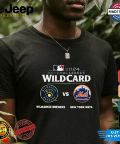 Official Milwaukee Brewers Vs New York Mets 2024 MLB National League Wild Card Shirt