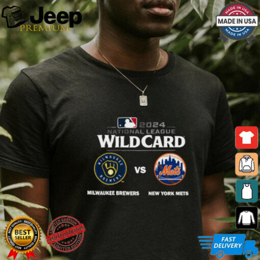 Official Milwaukee Brewers Vs New York Mets 2024 MLB National League Wild Card Shirt