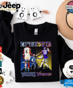 Official Minnesota Edwards Wolves x Jefferson Vikings shirt