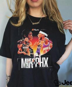 Official Minnesota Timberwolves X Phoenix Suns Locked in To The First Round Of The 2024 Playoffs Shirt