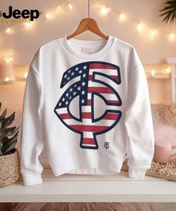 Official Minnesota Twins Logo 4th Of July Flag Shirt