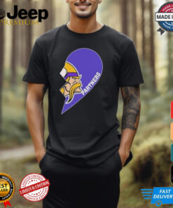 Official Minnesota Vikings Partners Half Heart Shirt