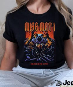 Official Miss May I Band Apologies Are For The Weak Shirt