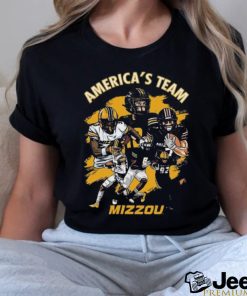 Official Mizzou Tigers NCAA Football America’s Team T shirt