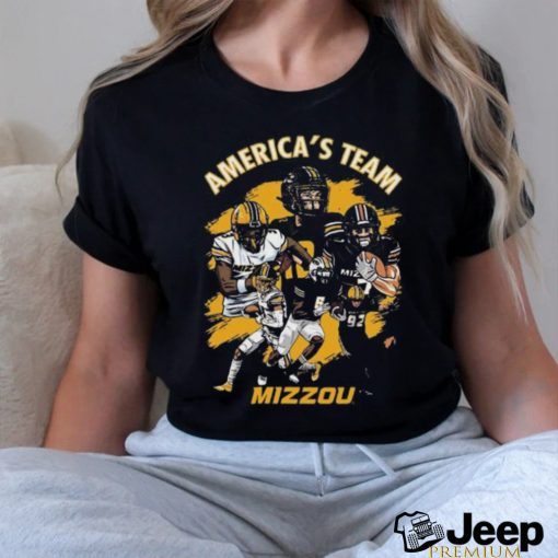 Official Mizzou Tigers NCAA Football America’s Team T shirt