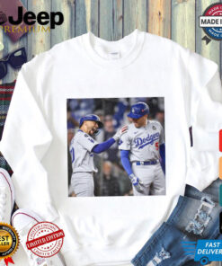 Official Mookie Betts And Freddie Freeman Los Angeles Dodgers Mama There Goes That Man t shirt